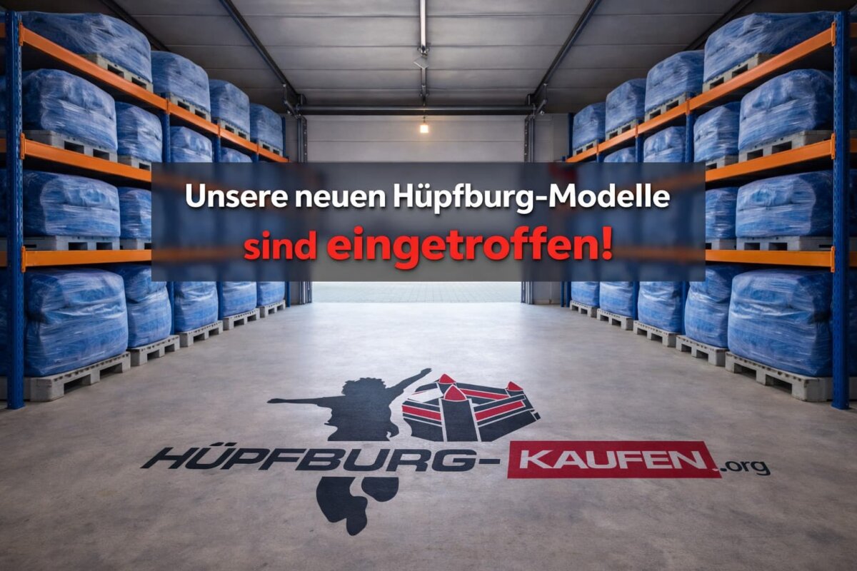 Neuer Hüpfburg-Container eingetroffen – neue Modelle für 2026 - Neue Hüpfburgen eingetroffen | Modelle 2026 jetzt verfügbar