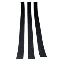 Klettstreifen für Dart Fussbälle schwarz 3er Pack