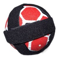 Klettstreifen für Dart Fussbälle schwarz 3er Pack