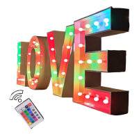 LOVE Buchstaben XXL 120cm hoch mit RGBW LED