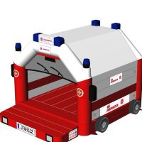Hüpfburg Standard Krankenwagen Johanniter Unfall...