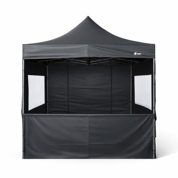 Faltzelt 3x3 schwarz Komplettset Marktstand