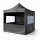 Faltzelt 3x3 schwarz Komplettset Marktstand