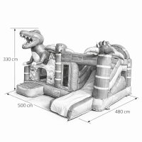 Hüpfburg Multi Dino