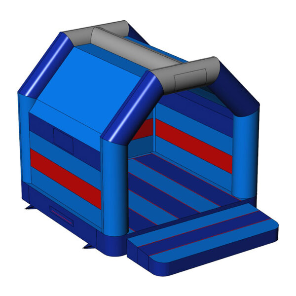 Hüpfburg Standard blau