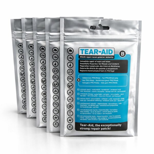 Tear-Aid Reparatur Tape Typ B Komplettset 5er Pack